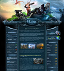 Дизайн сайта «4line» для сервера MMORPG игры Lineage II